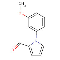 309735-42-0 1-(3-methoxyphenyl)pyrrole-2-carbaldehyde chemical structure
