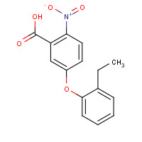 881211-19-4 5-(2-ethylphenoxy)-2-nitrobenzoic acid chemical structure