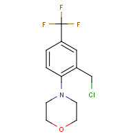 892502-15-7 4-[2-(chloromethyl)-4-(trifluoromethyl)phenyl]morpholine chemical structure