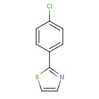 27149-26-4 2-(4-chlorophenyl)-1,3-thiazole chemical structure