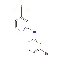1370453-01-2 6-bromo-N-[4-(trifluoromethyl)pyridin-2-yl]pyridin-2-amine chemical structure