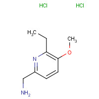 1112851-41-8 (6-ethyl-5-methoxypyridin-2-yl)methanamine;dihydrochloride chemical structure