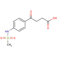 100632-57-3 4-[4-(methanesulfonamido)phenyl]-4-oxobutanoic acid chemical structure