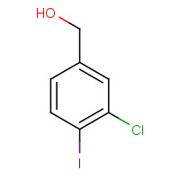 166386-60-3 (3-chloro-4-iodophenyl)methanol chemical structure