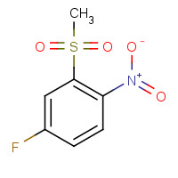 78228-02-1 4-fluoro-2-methylsulfonyl-1-nitrobenzene chemical structure