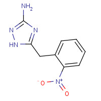 502686-25-1 5-[(2-nitrophenyl)methyl]-1H-1,2,4-triazol-3-amine chemical structure