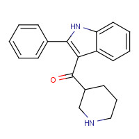 256446-55-6 (2-phenyl-1H-indol-3-yl)-piperidin-3-ylmethanone chemical structure