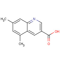 948293-95-6 5,7-dimethylquinoline-3-carboxylic acid chemical structure