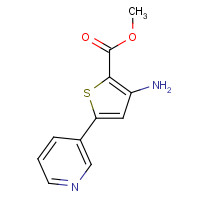 887247-28-1 methyl 3-amino-5-pyridin-3-ylthiophene-2-carboxylate chemical structure