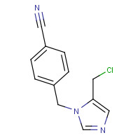 186202-42-6 4-[[5-(chloromethyl)imidazol-1-yl]methyl]benzonitrile chemical structure