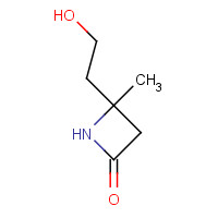 78327-51-2 4-(2-hydroxyethyl)-4-methylazetidin-2-one chemical structure