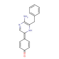 37156-84-6 4-(5-amino-6-benzyl-1H-pyrazin-2-ylidene)cyclohexa-2,5-dien-1-one chemical structure