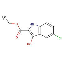 153501-18-9 ethyl 5-chloro-3-hydroxy-1H-indole-2-carboxylate chemical structure