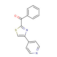 103317-22-2 phenyl-(4-pyridin-4-yl-1,3-thiazol-2-yl)methanone chemical structure