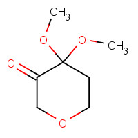 693245-80-6 4,4-dimethoxyoxan-3-one chemical structure