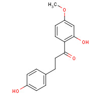 65428-04-8 1-(2-hydroxy-4-methoxyphenyl)-3-(4-hydroxyphenyl)propan-1-one chemical structure