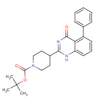 1272357-29-5 tert-butyl 4-(4-oxo-5-phenyl-1H-quinazolin-2-yl)piperidine-1-carboxylate chemical structure