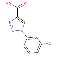 944901-58-0 1-(3-chlorophenyl)triazole-4-carboxylic acid chemical structure