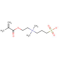3637-26-1 3-[dimethyl-[2-(2-methylprop-2-enoyloxy)ethyl]azaniumyl]propane-1-sulfonate chemical structure