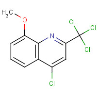 93599-98-5 4-chloro-8-methoxy-2-(trichloromethyl)quinoline chemical structure