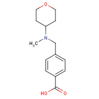 872614-61-4 4-[[methyl(oxan-4-yl)amino]methyl]benzoic acid chemical structure