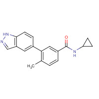651780-47-1 N-cyclopropyl-3-(1H-indazol-5-yl)-4-methylbenzamide chemical structure