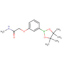 1415793-73-5 N-methyl-2-[3-(4,4,5,5-tetramethyl-1,3,2-dioxaborolan-2-yl)phenoxy]acetamide chemical structure