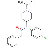 59729-31-6 N-(4-chlorophenyl)-2-phenyl-N-(1-propan-2-ylpiperidin-4-yl)acetamide chemical structure