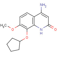 1001061-80-8 4-amino-8-cyclopentyloxy-7-methoxy-1H-quinolin-2-one chemical structure