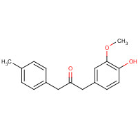 134612-39-8 1-(4-hydroxy-3-methoxyphenyl)-3-(4-methylphenyl)propan-2-one chemical structure