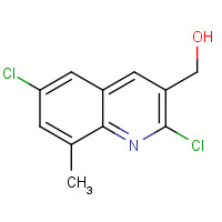 1017403-79-0 (2,6-dichloro-8-methylquinolin-3-yl)methanol chemical structure
