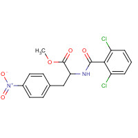 623144-14-9 methyl 2-[(2,6-dichlorobenzoyl)amino]-3-(4-nitrophenyl)propanoate chemical structure