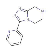 1159522-34-5 3-pyridin-2-yl-5,6,7,8-tetrahydro-[1,2,4]triazolo[4,3-a]pyrazine chemical structure