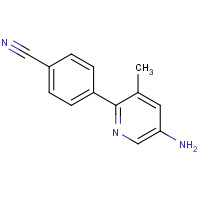 461663-96-7 4-(5-amino-3-methylpyridin-2-yl)benzonitrile chemical structure
