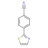 672324-84-4 4-(1,3-thiazol-2-yl)benzonitrile chemical structure