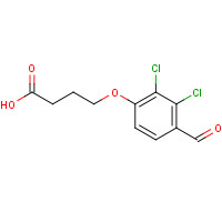 16861-42-0 4-(2,3-dichloro-4-formylphenoxy)butanoic acid chemical structure