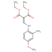 384820-97-7 diethyl 2-[(4-methoxy-2-methylanilino)methylidene]propanedioate chemical structure