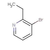 38749-81-4 3-bromo-2-ethylpyridine chemical structure