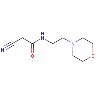 15029-26-2 2-cyano-N-(2-morpholin-4-ylethyl)acetamide chemical structure