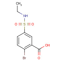 790271-06-6 2-bromo-5-(ethylsulfamoyl)benzoic acid chemical structure