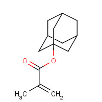 16887-36-8 1-adamantyl 2-methylprop-2-enoate chemical structure
