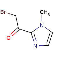 750556-81-1 2-bromo-1-(1-methylimidazol-2-yl)ethanone chemical structure