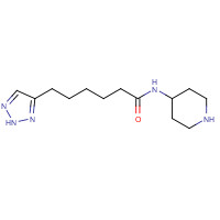 1613577-18-6 N-piperidin-4-yl-6-(2H-triazol-4-yl)hexanamide chemical structure