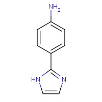 13682-33-2 4-(1H-imidazol-2-yl)aniline chemical structure