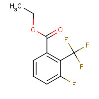 1214376-17-6 ethyl 3-fluoro-2-(trifluoromethyl)benzoate chemical structure