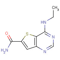 1431411-47-0 4-(ethylamino)thieno[3,2-d]pyrimidine-6-carboxamide chemical structure