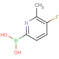 1208101-45-4 (5-fluoro-6-methylpyridin-2-yl)boronic acid chemical structure