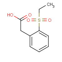 1363179-47-8 2-(2-ethylsulfonylphenyl)acetic acid chemical structure