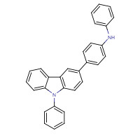 1072194-21-8 N-phenyl-4-(9-phenylcarbazol-3-yl)aniline chemical structure