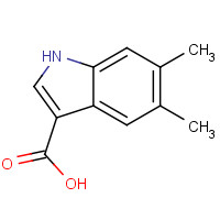 1360945-45-4 5,6-dimethyl-1H-indole-3-carboxylic acid chemical structure